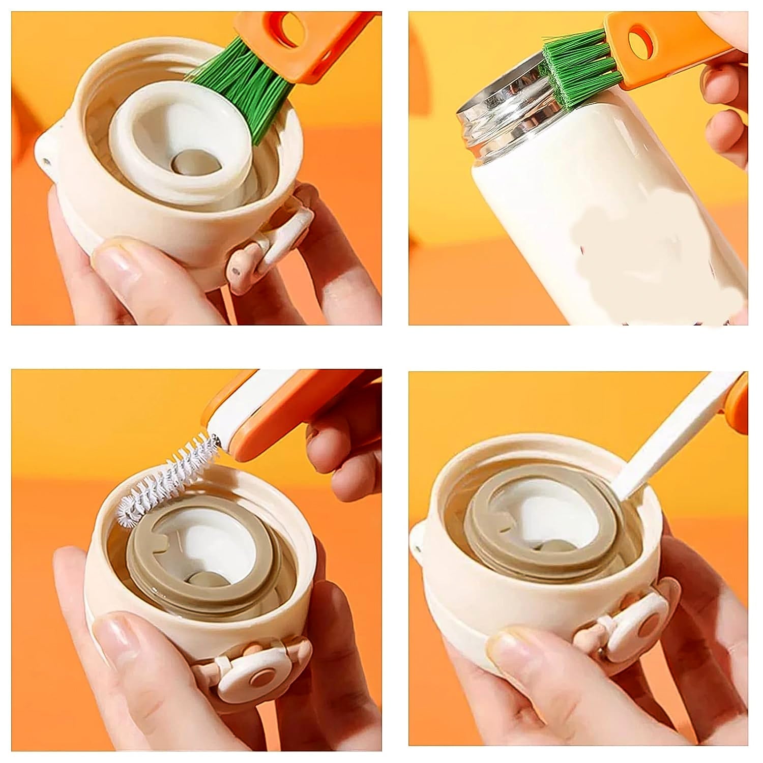 3-in-1 Multifunctional Cleaning Brush Set – Mini Bottle, Cup & Lid Cleaner (1 Pc) 3-in-1 Multifunctional Cleaning Brush Set – Mini Bottle, Cup & Lid Cleaner (1 Pc)